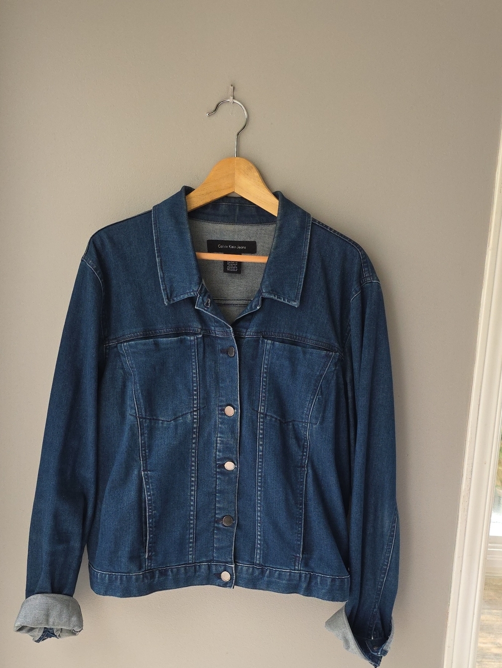 Calvin Klein Jeans Dark Blue Denim Jacket